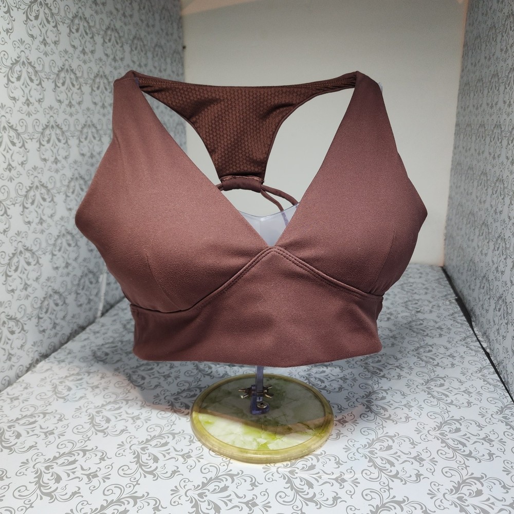 Thrive Societe Sports Workout Bra -Chocolate (S)